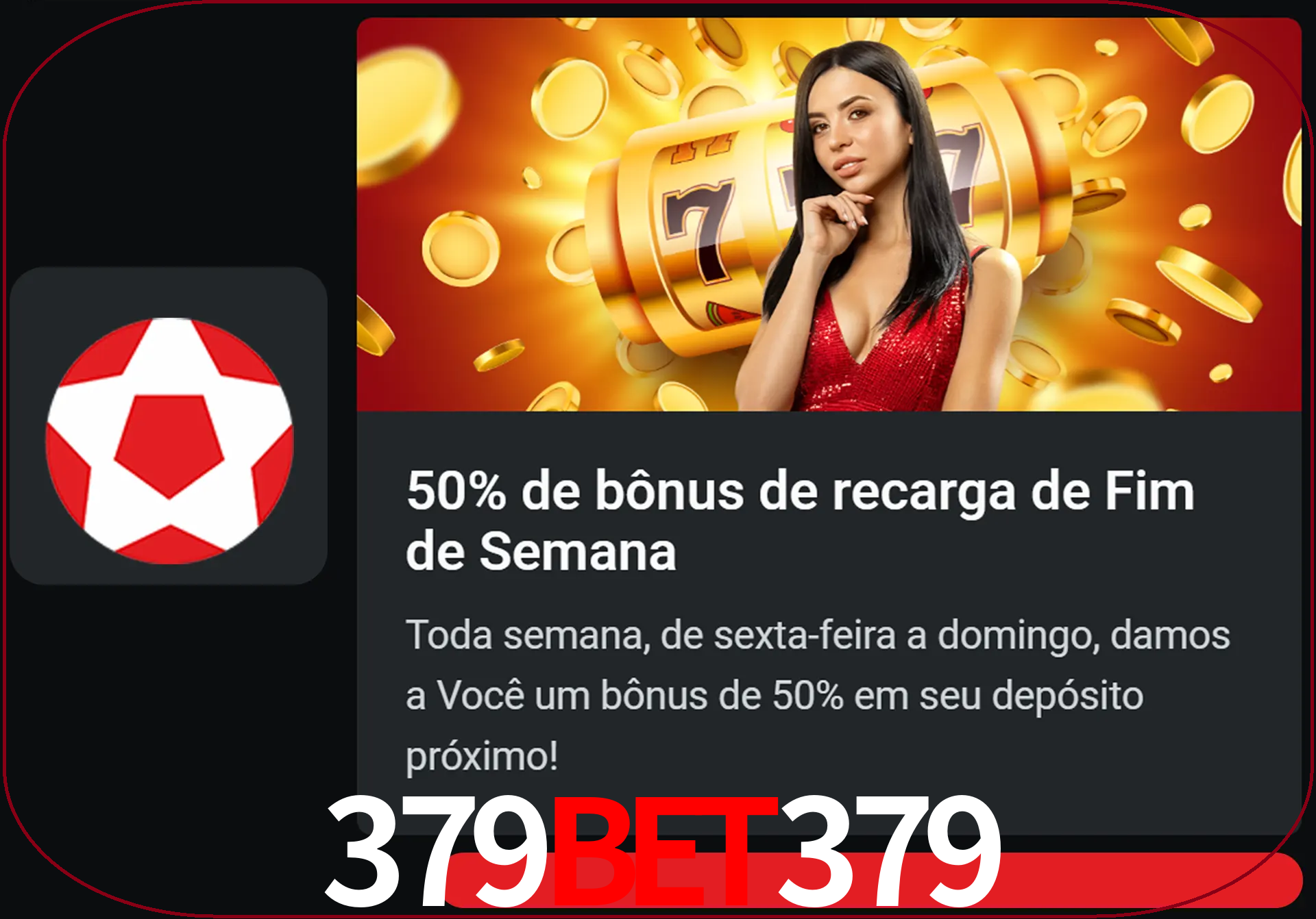 Volte a cada semana para receber novos bônus em dinheiro.